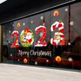 thumbnail image 3 of Calcomanías de Año Nuevo para decoración de ventanas y paredes, decoración navideña para el hogar, fiesta de Navidad, regalos de Navidad, 2023, 3 of 4