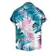 thumbnail image 4 of Blusa y camisa de manga corta con cuello vuelto para hombre, estilo casual, con cuello estampado, manga corta, botones, moda, cárdigan con bolsillo, blusa de poliéster para hombre, 4 of 4