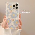 thumbnail image 2 of Art wavy blue flower Strawberry cute silicone soft back case for iphone 14 x xr 7 8 plus 13 15 promax 11 12 mini xsmax phone box, 2 of 5