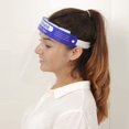 thumbnail image 2 of 10 Pack Protective Face Shields, Durable Wide Adjustable Clear Anti-Fog Splash Proof Visor NPTERBL, 2 of 5