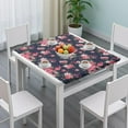 thumbnail image 3 of Square Tablecloth with Elastic Edges 36 * 36 Inch Waterproof Pioneer Table Cover Washable Indoor and Outdoor for Party Kitchen Dinner Banquet Patio Picnic, 3 of 6