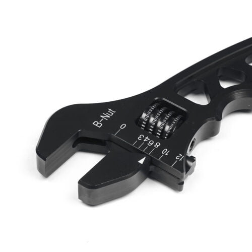 Black Aluminium Adjustable Wrench Spanner AN3 AN4 AN6 AN8 AN10 AN12 Hose Fitting