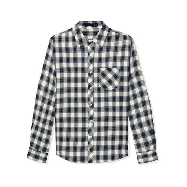 Camisa a cuadros para hombre Camisa de vestir de cuadros