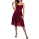 thumbnail image 5 of SAYOO Un vestido de cóctel elegante de encaje floral y rodilla sin mangas SAYOO  moda, 5 of 8