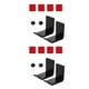 thumbnail image 4 of Soporte de almacenamiento para auriculares Monstrate Negro 2 piezas, 4 of 6