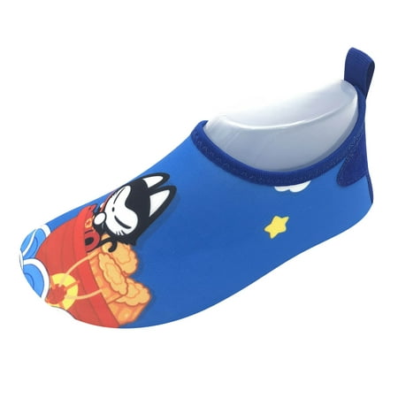 

Children Thin And Breathable Swimming Shoes Water Park Cartoon Rubber Soled Beach Socks Shoes Skin Diving Shoes Toddler Shoes Girls Size 5 Little Kid Girl Shoes