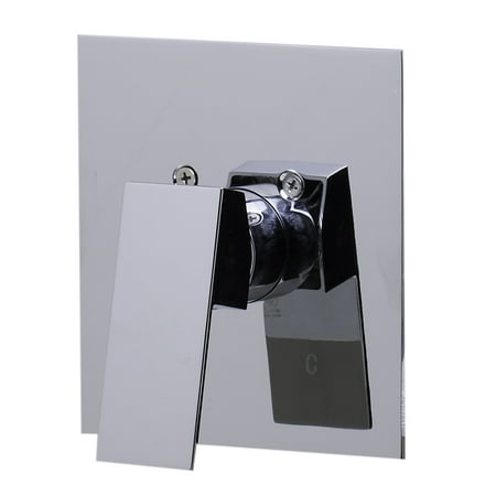 Hand Polished Chrome Trip Lever - ALFI brand AB5501-PC Polished Chrome Shower Valve Mixer with Square Lever Handle