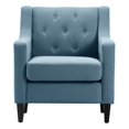 thumbnail image 3 of Serta Nina Touffeté Accent Chaise Denim Bleu, 3 of 6