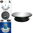 thumbnail image 3 of Guardoinrt 8 Rotating Display Stand USB Powered 2 Turntable Model Display Toy Speed Black Mirror 20.5X5cm 1Set, 3 of 6