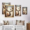 thumbnail image 4 of Designart Deer With Blooming Antlers I Canvas Wall Art, 4 of 5