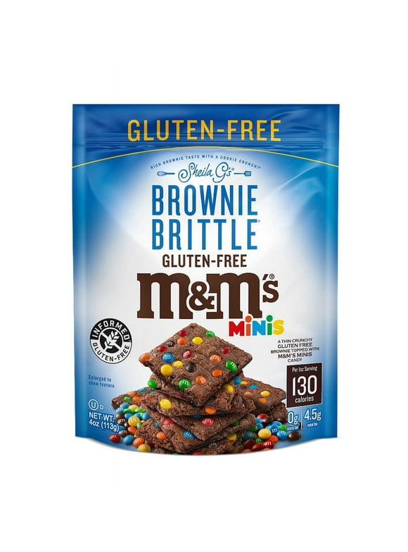Sheila G's M&M Brownie Brittle, Gluten Free, 4 oz