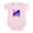 Petal Pink, variant on CafePress - PUG PURPLE Body Suit - Baby Light Bodysuit, Size Newborn - 24 Months