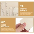 thumbnail image 4 of OUNONA Small Wood Pendant Wooden Pendants Khaki Wood 9Pcs, 4 of 8