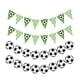 thumbnail image 1 of 4pcs Soccer Pennant Banner Soccer Party Decorations Triangle Football Flags For Birthday Sports Events Wall Hanging, 1 of 4