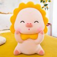 thumbnail image 2 of Juguete de peluche de cerdito de girasol, muñecos de peluche de cerdito rosa de dibujos animados, lindo juguete de muñeca de peluche de cerdito adecuado para ropa de cama, cumpleaños, día de San Valentín, Navidad (35 cm = 13,7 pulgadas) JM, 2 of 5