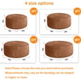 thumbnail image 6 of LaoGeoRon 4ft Adult Bean Bag Chair with Filling Included,Memory Foam Lazy Sofa with Removable Washable Flannel Cover, 6 of 9