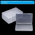 thumbnail image 4 of xxClear Storage Box with Hinged Lid Plastic Stackable Rectangle Organizer Container for Beads Jewelry Small Items Art Craft Projects, 4 of 6