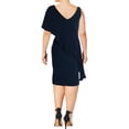 thumbnail image 2 of Ralph Lauren Womens Najeeb Midi Dress, Blue, 18, 2 of 3