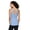 Periwinkle, variant on RBX Active Women's Strappy Back Built In Shelf Bra Tank Top