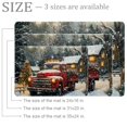 thumbnail image 2 of Christmas Red Truck Entryway Rug, 2x3 Area Rug Indoor Door Mat Non-slip Washable Floor Carpet Rug for Bedroom Office Dining Room Bathroom, 2 of 7