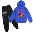 thumbnail image 1 of Pop Hooded Sweatshirt Set| Demo-n Hunters Team Cute Cartoon Design|HUNTR/X Rumi,Mire Zoeyy Kids Long Sleeve Hooded Sweatshirt,Comfortable Relaxed Fit Tee for Women, Girls, Daily Lounge Wear, 1 of 4