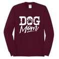 thumbnail image 2 of Wild Bobby Dog Mom Dog Lover Men Long Sleeve Shirt Maroon Medium, 2 of 5