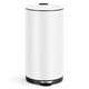 thumbnail image 1 of Garvee bote de basura redondo para cocina de 30 L en acero inoxidable, con pedal, tapa de cierre suave y cubeta interior removible para baño u oficina, 1 of 8