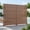 Brown, variant on MAYEERTY 2-Piece Outdoor Metal Privacy Screen 6ft × 4ft White, 6-Panel Brick Pattern Decorative Screen for Garden