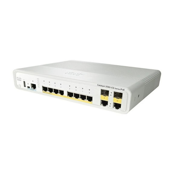 CISCO CATALYST WS-C3560CX-8PC-S 8 PORT POE IP BASE 3560-CX