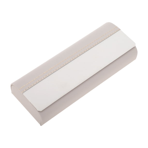 Estuche para gafas 1 Pc Unique Bargains Almacenamiento simple de gafas 6.14"x2.36"x1.18" Gris claro