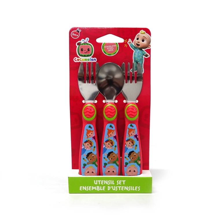 The First Years CoComelon Toddler Fork and Spoon Set photo 5
