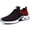 Red, variant on Mens Lace Up Sneakers Casual Running Shoes