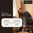 thumbnail image 2 of Tipi Toe Premium Crew Socks 6-Pack - Cozy Winter Boot Socks for Women in Classic Colors, 2 of 4