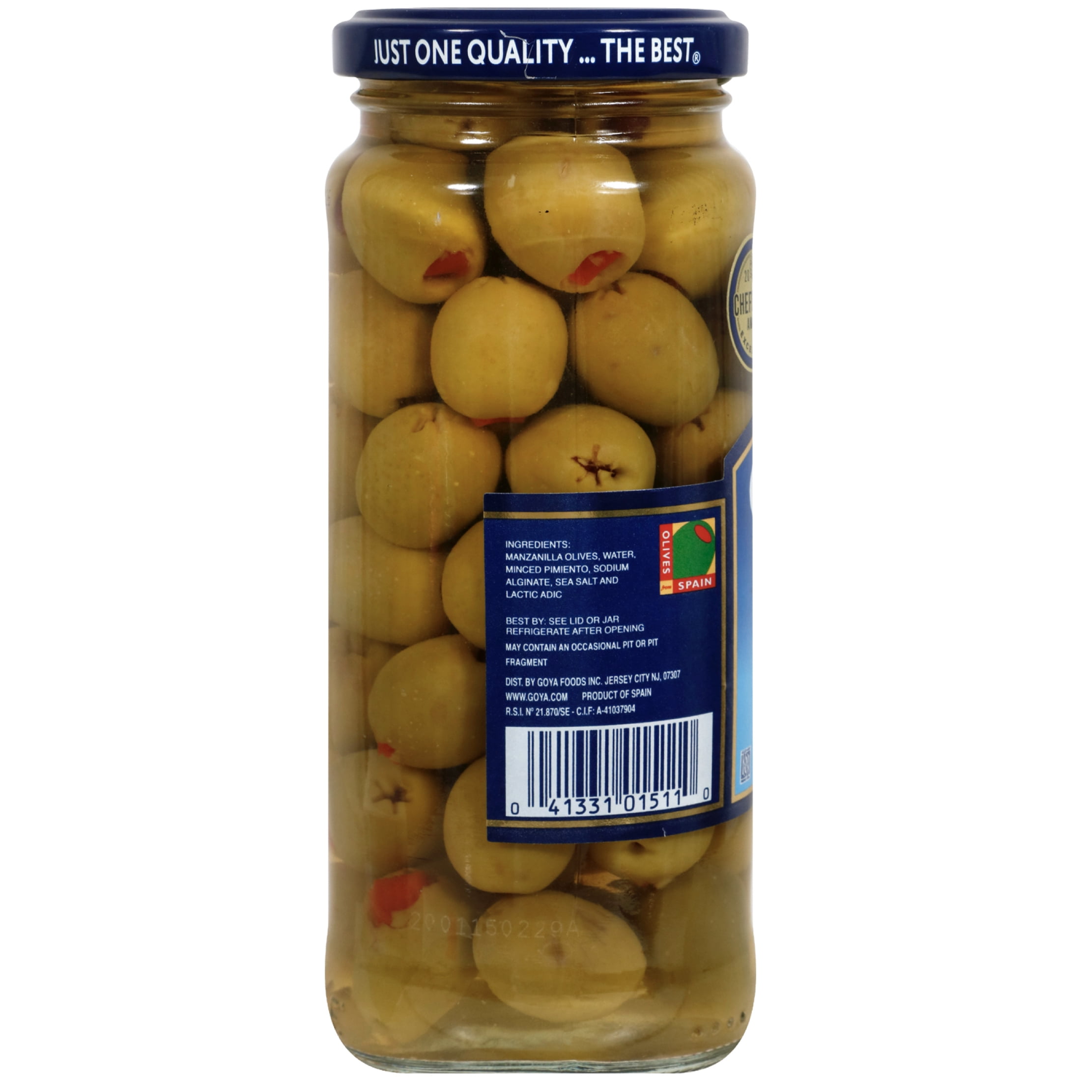 Goya Reduced Sodium Olive Pimento, 7 oz