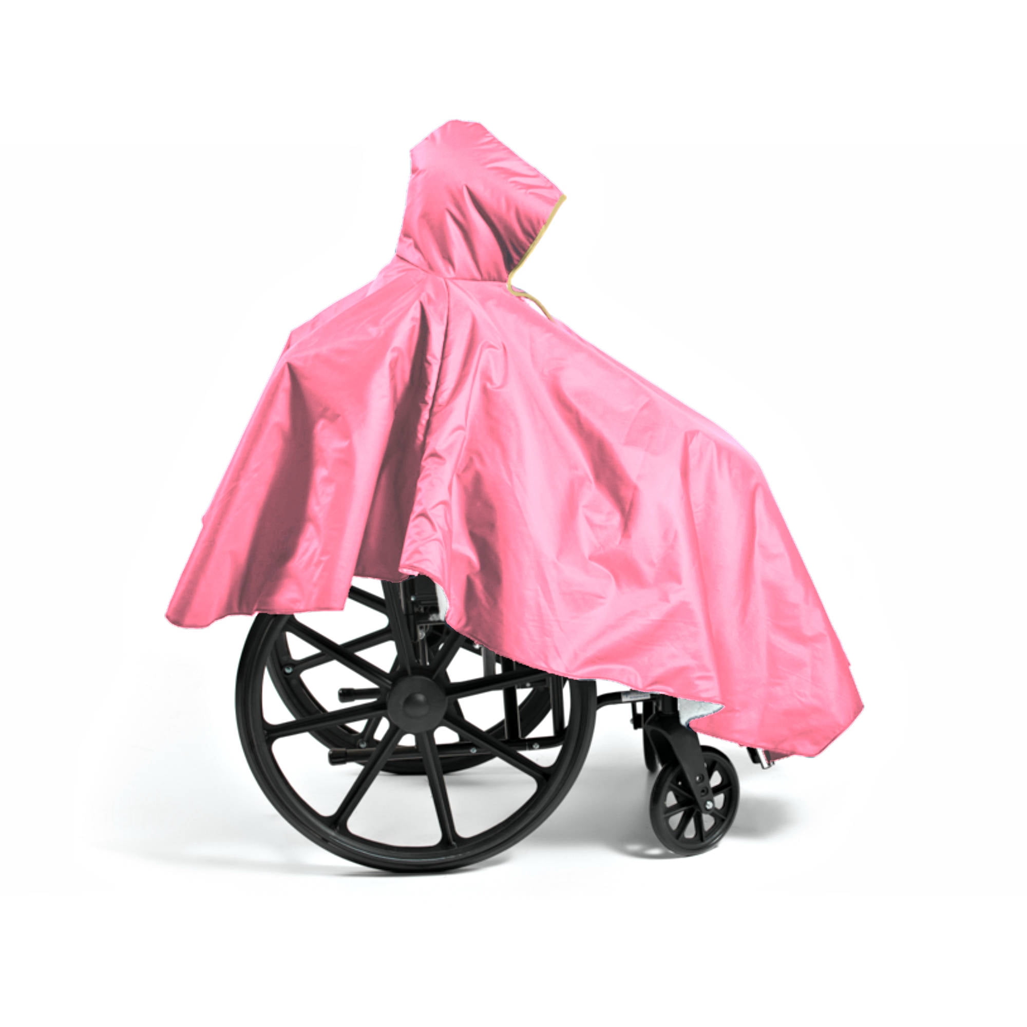 CareActive Wheelchair Winter Poncho, Baby Pink