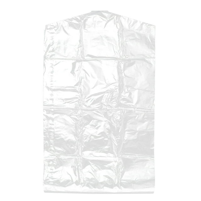 EeaseMX 50 bolsas de plástico transparente para ropa, desechables, antipolvo, para el hogar, tiendas y exteriores, 60 x 90 cm.