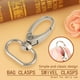 thumbnail image 3 of Ganchos con clips giratorios, 20 piezas de aleación de zinc, cierres para bolsas con clips giratorios, innovación moderna, 3 of 8