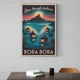 thumbnail image 6 of Inspirational Bora Bora Poster Retro Motivational Vintage Travel Wall Art for Bedroom Library Wellness Meditation Room Canvas Poster, 6 of 8