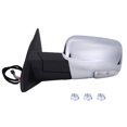 thumbnail image 2 of Gsuatey Rearview Mirror Front Left Driver Side Power Heated Foladable Car Side Mirror for Ram 1500 2013-2018 Replaces 68096199AF-PFM 68231243AI, 2 of 15