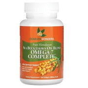 SeabuckWonders Sea Buckthorn Oil Blend Omega-7 Complete 500 mg 120 Sgels