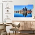 thumbnail image 5 of Elephant Stock State Of Michigan Wall Art - Horizontal Canvas Wall Art - Living Room Wall Decor - Places Canvas - Gray And Blue Decor - 45" x 30", 5 of 8