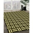 thumbnail image 3 of Ahgly Company Tapis d'Intérieur Lavable en Machine Carré Transitionnel Or Métallique, 6 Pieds Carré, 3 of 7