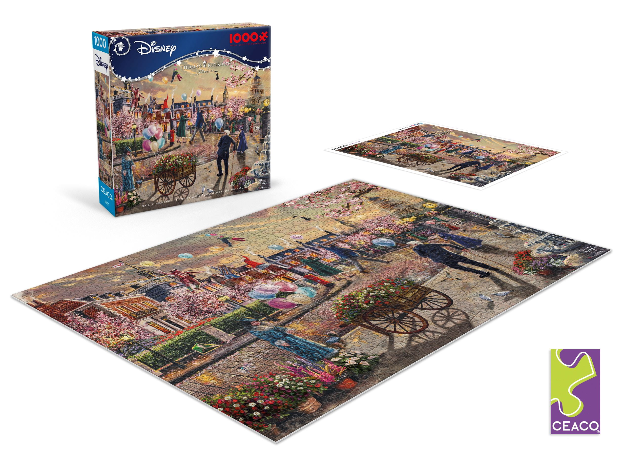 【新品・未開封】Disney メリー ポピンズ パズル &専用パネル Ceaco Disney Thomas Kinkade 1000 Piece Jigsaw Puzzle Mary Poppins