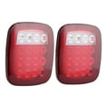 thumbnail image 2 of Feux de Signalisation 2 Pcs Feux Arrière à LED Freins Arrêt Inversé pour CJ 76-06, 2 of 8