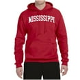 thumbnail image 2 of Wild Bobby State of Mississippi College Style Unisex Hoodie Sweatshirt, 2 of 6