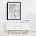 thumbnail image 2 of Golden Girl - Photography Surrealism Cocktail Vintage Fashion Modern Art Whimsical Humor Black Framed Wall Art Print 12 x 16 inches, 2 of 3