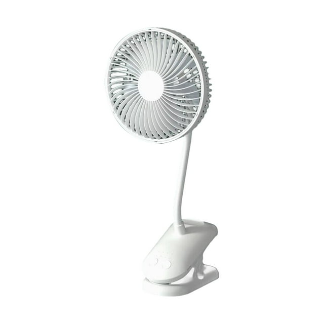 Ventilador de escritorio USB, ventiladores de , mini ventilador con clip, ventilador de refrigeración portátil con 4 velocidades, ventilador de