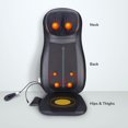 thumbnail image 2 of Yescom Neck & Back Massage Seat Cushion Pad Shiatsu Kneading Vibration Heat Shoulder Massager Home Car, 2 of 8