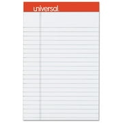 Universal Fashion-Colored Perforated Note Pads, 5" x 8", Legal, Grey, 50 Sheets, 6 per pack, 2-Pack