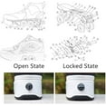 thumbnail image 4 of Chaussures de Patins à Roulettes Déformation Chaussures de Marche Automatiques avec Roue à Déformation à Double Rangée Chaussures de Patinage pour Adultes et Enfants, 4 of 5